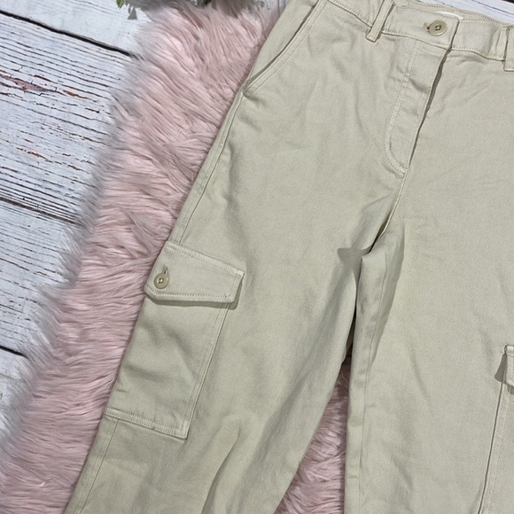 Aritzia Wilfred Free Modern Cargo High Rise Pant Gd Birch - Picture 5 of 10